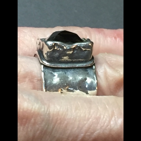 Silpada Smoky Quartz Topaz ring - Picture 5 of 8